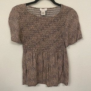 Womens Leopard Print Top